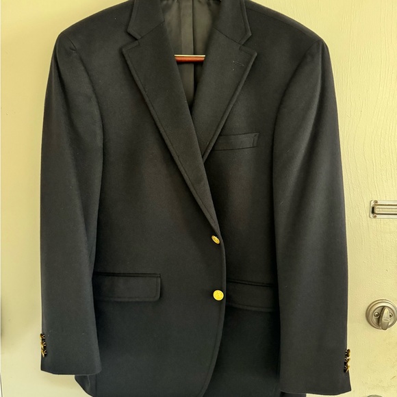 J Press 100% Cashmere Navy Blazer - Picture 3 of 9